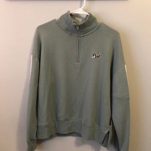 VS PINK NATION 1/2 zip sweatshirt